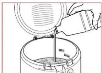 TEFAL MaxiFry FF1001 - Füllen Sie den Frittierbehälter - 1