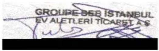 TEFAL Express AntiCalc GV7250 - FIRMA YETKILISININ: - 1