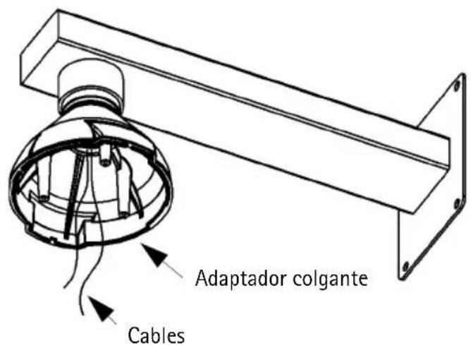 AXIS 225FD - Siga estas instrucciones para instalar el kit colgante para la AXIS 225FD - 3
