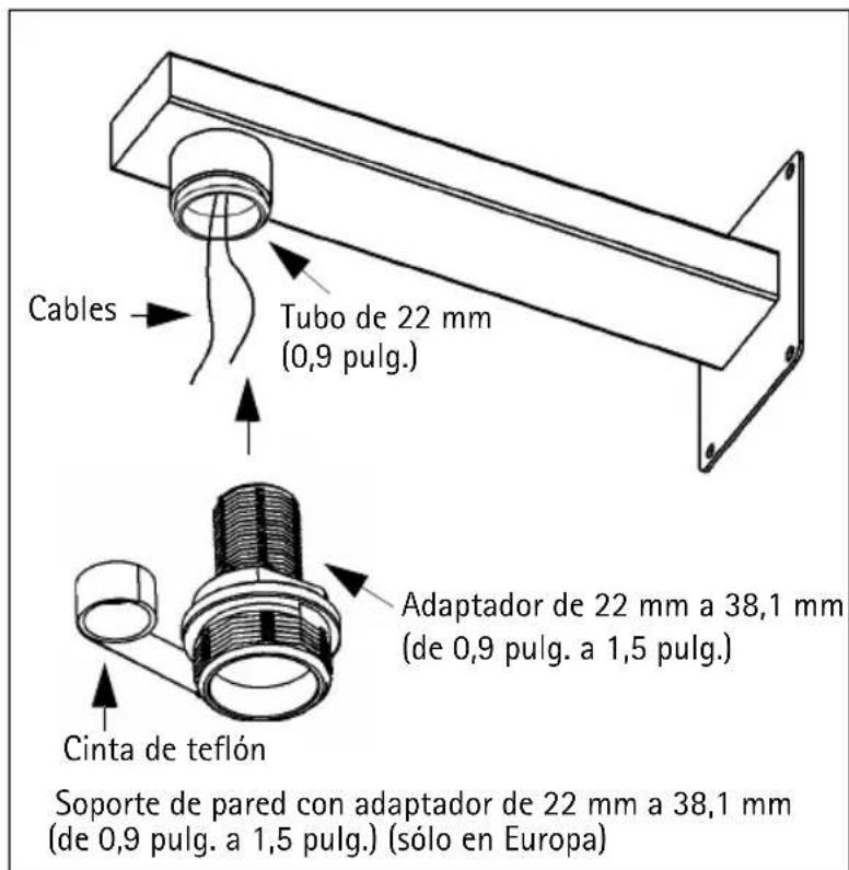 AXIS 225FD - Siga estas instrucciones para instalar el kit colgante para la AXIS 225FD - 1