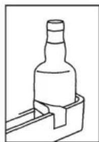 TEKA FT1 410 - Flaschen-Halterung (Bei bestimmten Modellen.) - 1