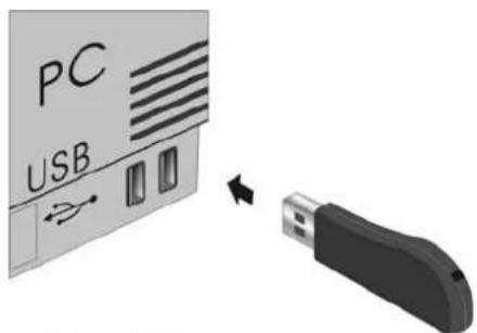 KeySonic ACK540RF+ - Installation de receveur USB - 1