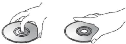 HARMAN KARDON BDS 277BQ230B2 - Précautions à prendre lors de la manipulation des disques - 1