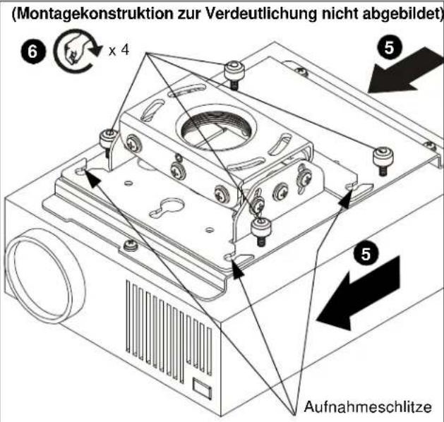 Chief RPEU - Montage eines Projektors mit Anschlussplatte - 3