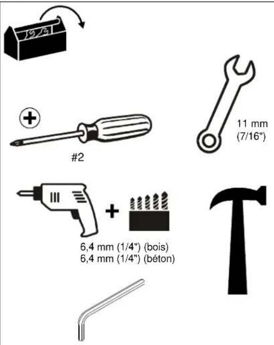 Chief RSMEUW - OUTILS/MATÉRIEL NÉCESSAIRES À L'INSTALLATION - 1