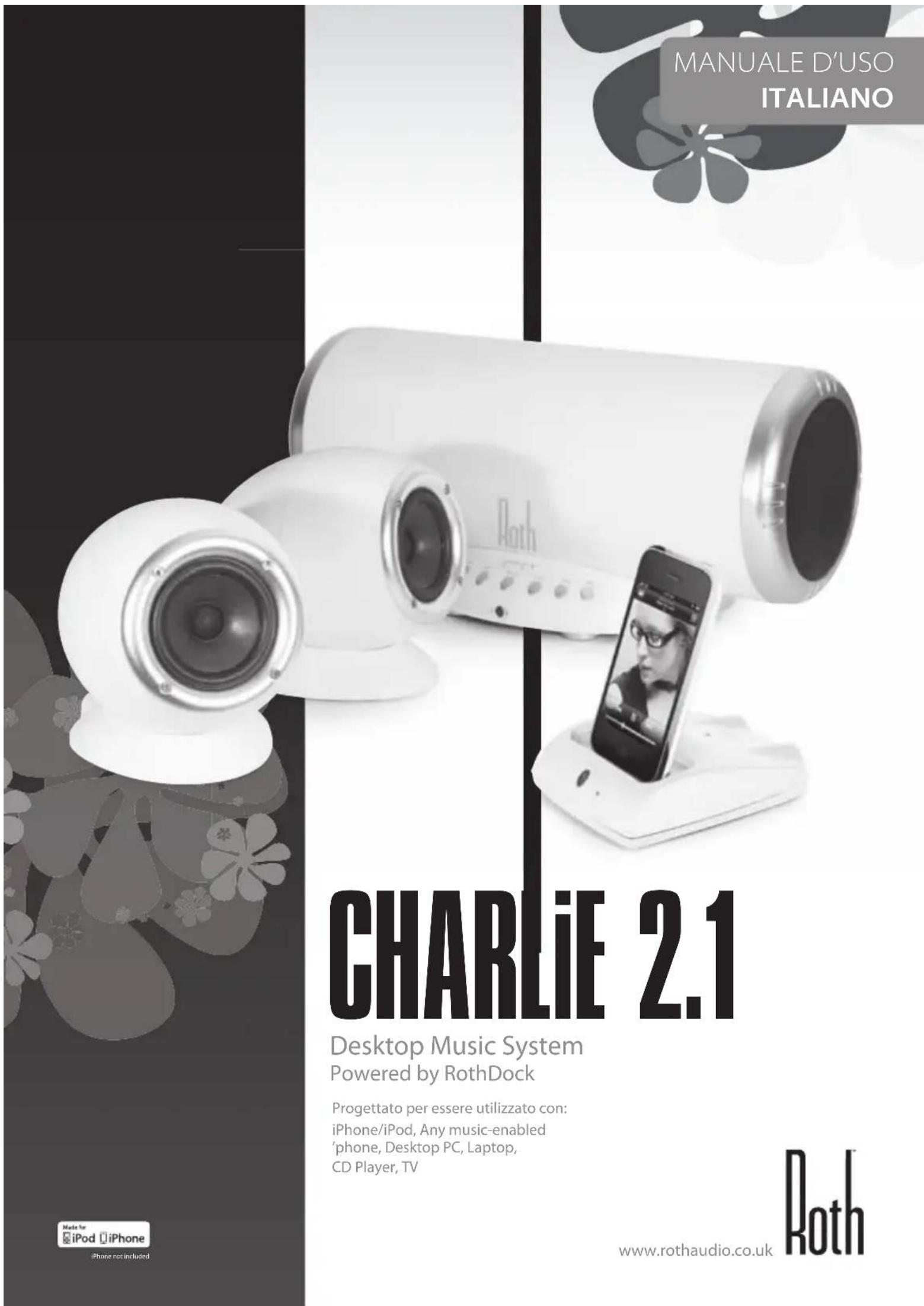Roth Charlie 2.1 - CHARLI E 2.1 Desktop Speaker System - 1