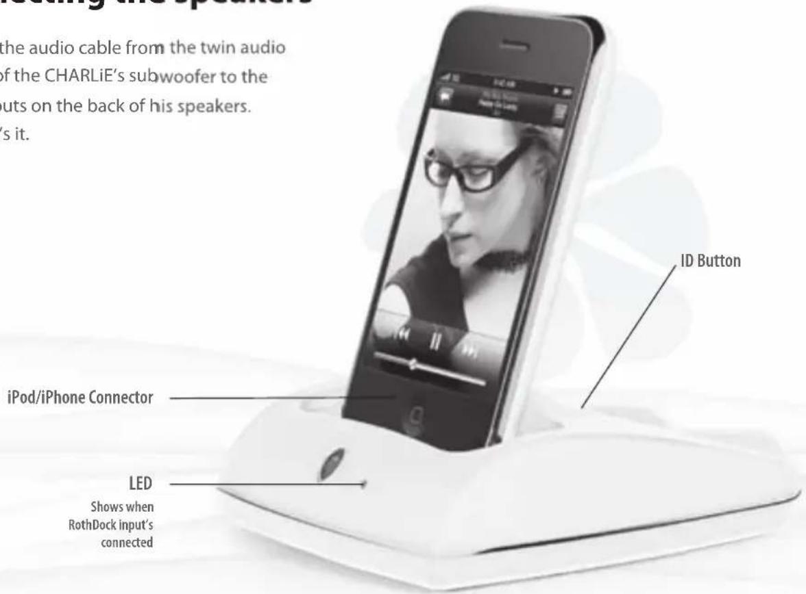 Roth Charlie 2.1 - Connecting the speakers - 1