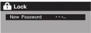 SANSUI SLED1937 - Pour enregistrer un mot de passer - 1