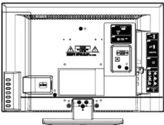 SANSUI SLED1937 - Emplacement des étiquettes - 1