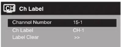 SANSUI SLED1937 - Pour creer des noms de canaux - 1