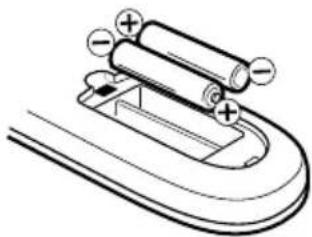 SANSUI SLED1937 - INSERTION DES PILES - 2
