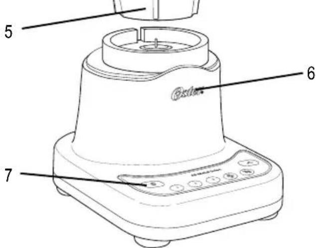 OSTER BLSTDGR00 - DESCRICAÇÃO DO APARELHO - 4