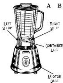 OSTER 4107 - TIGHTENING THE CONTAINER - 1