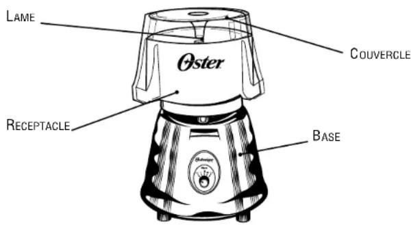 OSTER 4107 - ACCESSORIES DU HACHOIR OSTER - 1