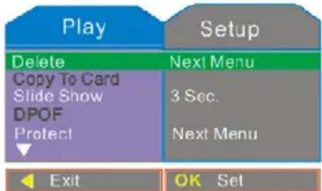 INGO HEC050N - Menu in playback mode - 1