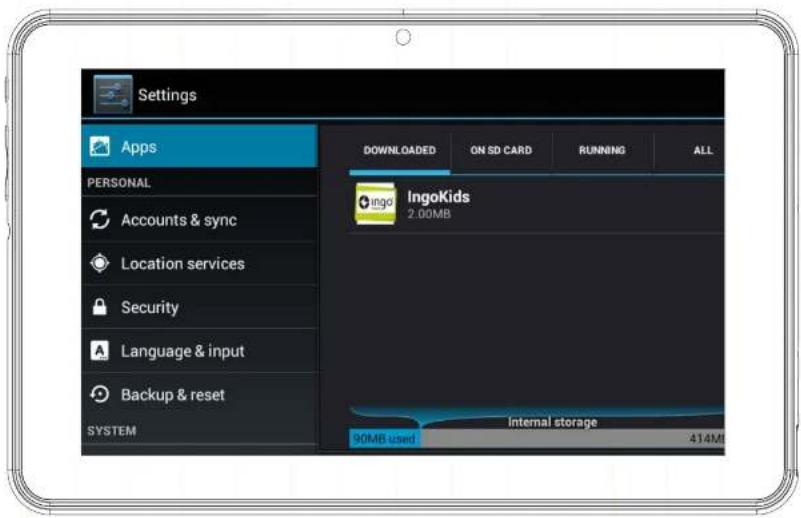 INGO SGM20143 - Uninstall applications - 1