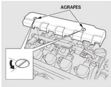 Honda Civic (2001) - Dispositif de verrouillage du capot - 2