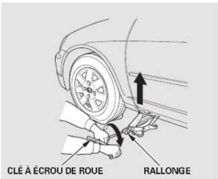 Honda Civic (2001) - Changement d'un pneu creve - 4