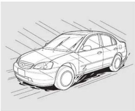 Honda Civic (2001) - Conduite par mauvais temps - 1