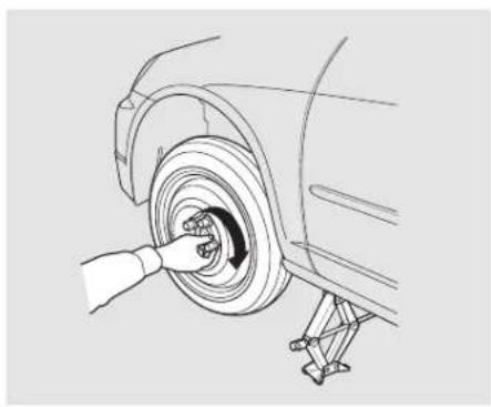 Honda Civic (2001) - Changement d'un pneu creve - 2