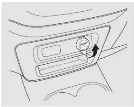 Honda Civic (2001) - Aumonière Poche centrale Prise pour accessoires - 3
