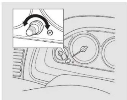 Honda Civic (2001) - Variateur de I'clairage du tableau de bord - 1