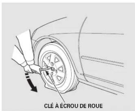 Honda Civic (2001) - Changement d'un pneu creve - 2