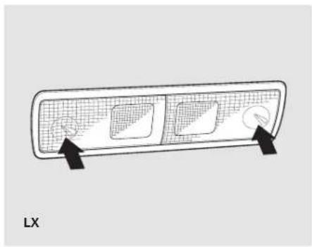 Honda Civic (2001) - Lampes de lecture Éclairage d'accueil - 2