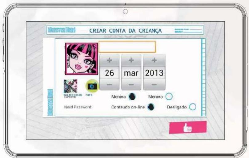 INGO Tablet Premium 7 - Criar uma conta Infantil - 1
