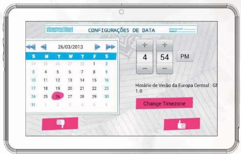 INGO Tablet Premium 7 - Ajuste hora e data - 1