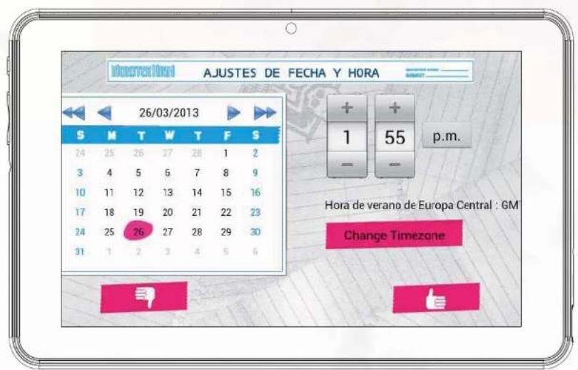 INGO Tablet Premium 7 - Ajsta fecha y hora - 1