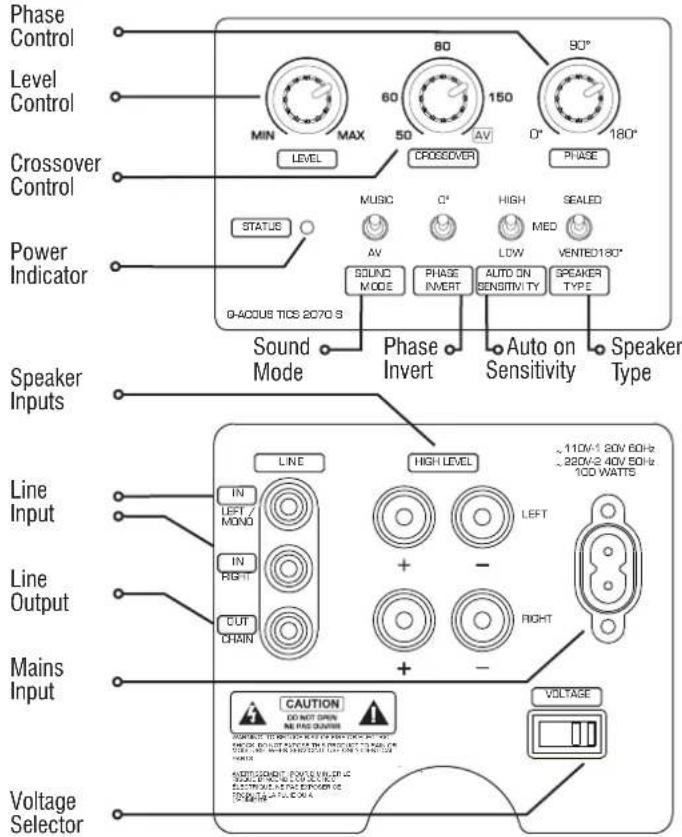 Q-ACOUSTICS 2000Ci - 2070Si Subwoofer - 1