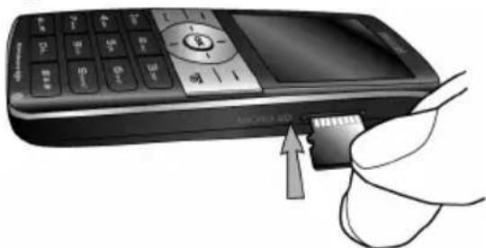 PHILIPS CTX710BLS - Insérer une carte Micro SD - 1