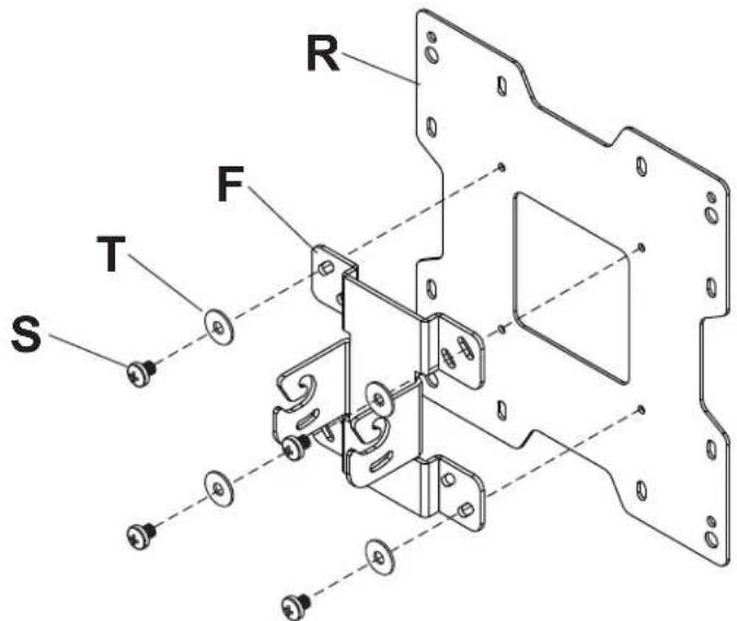 Peerless-AV PC932AW - Fixation de la Plaque d'Adaptation à un Écran Compatible à la Norme de Montage VESA 200 ou 200 x 100 - 2