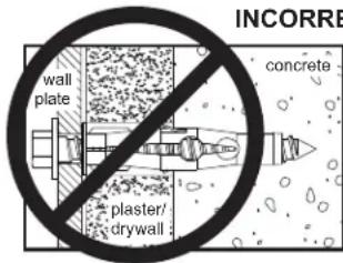 Peerless-AV PC932AW - WARNING - 1