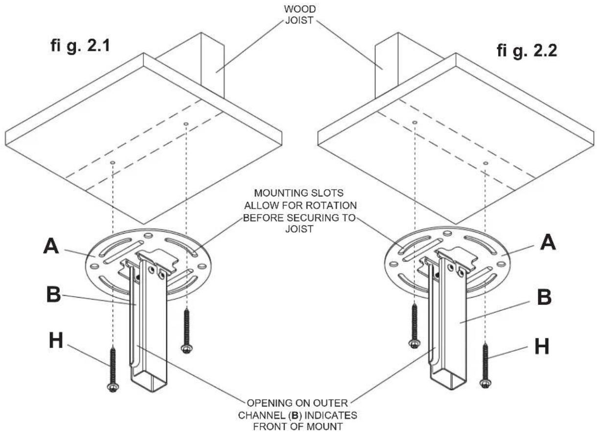 Peerless-AV PC932AW - WARNING - 2