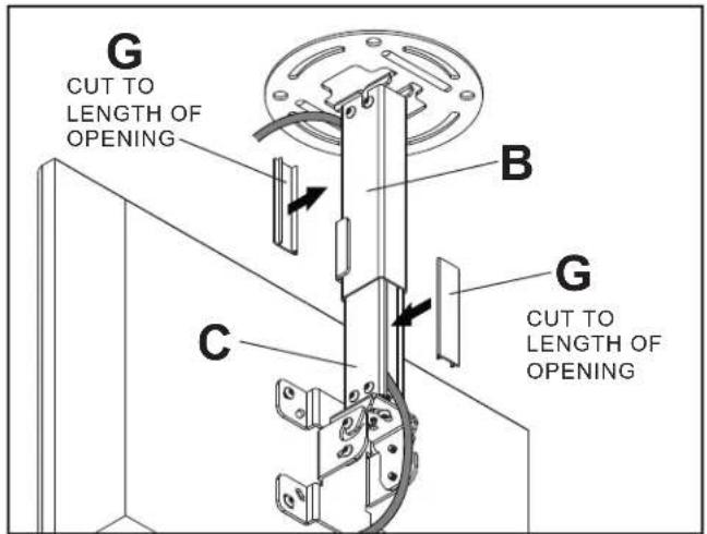 Peerless-AV PC932BW - Install Cable Covers - 2