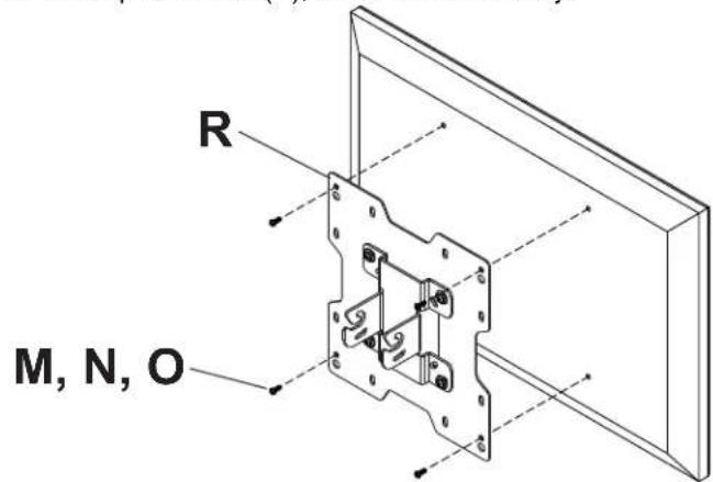 Peerless-AV PC932BW - PARALAS CONFIGURACION DE MONTAJE VESA200MMUSANDOM4SCREWS: - 1