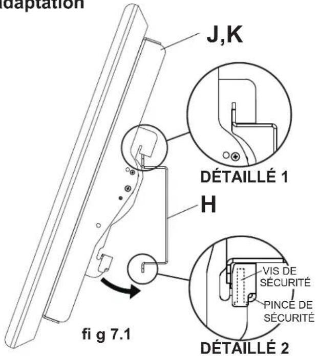 Peerless-AV ECMU02C - Réglage de l'inclinaison de l'écran Plat - 2