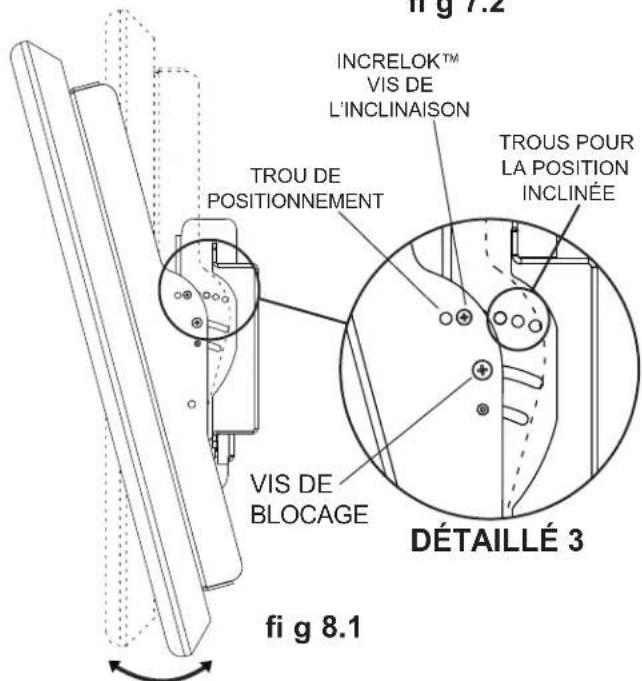 Peerless-AV ECMU02C - Réglage de l'inclinaison de l'écran Plat - 4