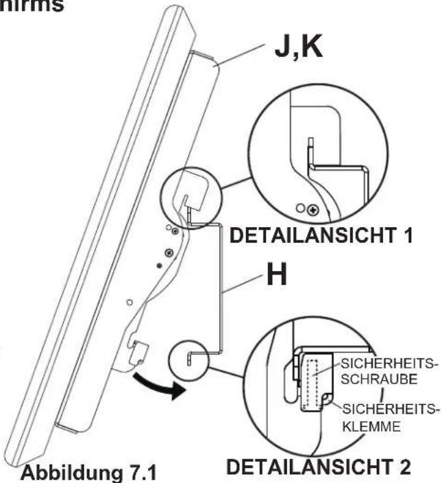 Peerless-AV ECMU02C - Einstellung des Neigungswinkels des Flachbildschirms - 2