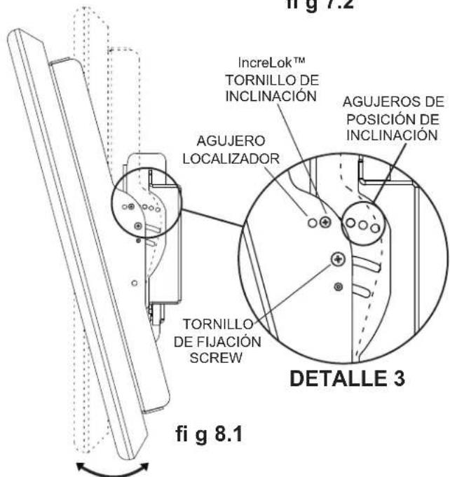 Peerless-AV ECMU02CS - Adjusting the Tilt Angle of the Flat Panel Screen - 5