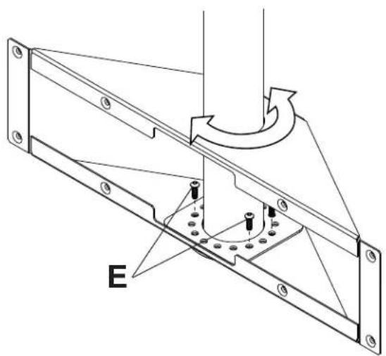 Peerless-AV ECMU02IS - Safety Cable Installation - 7