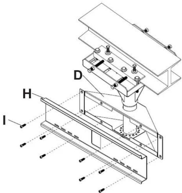 Peerless-AV ECMU02IS - Safety Cable Installation - 8