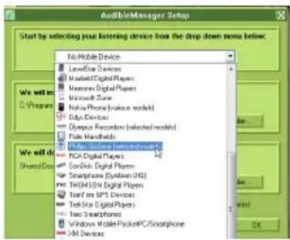 PHILIPS GoGear SA3ARA32K - Installation d'AudibleManager sur le PC - 1