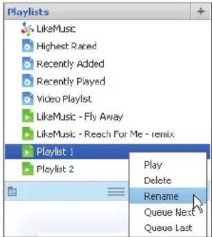 PHILIPS GoGear ViBE SA3VBE04BP - Creation d'une playlist - 2