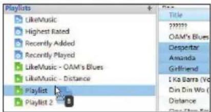 PHILIPS GoGear ViBE SA3VBE04BP - Creation d'une playlist - 4