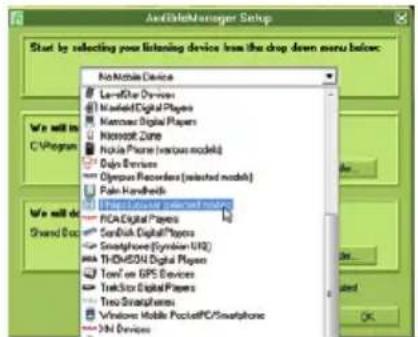 PHILIPS GoGear ViBE SA3VBE04BP - Installation d'AudibleManager sur le PC - 1