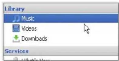 PHILIPS GoGear ViBE SA3VBE04BP - List view (Affichage liste) - 1