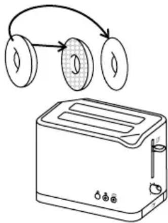 RUSSELL HOBBS Allure 2 Slice - bagel - 1
